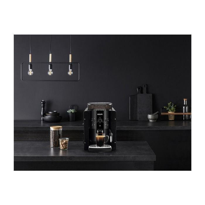 Krups Essential Black EA81R870R Refurbished Espresso Machine with Grinder