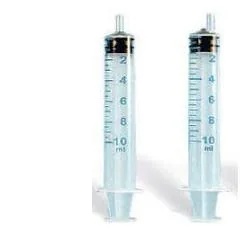 Sterile Sicherheitsspritze aus Kunststoff ohne Nadel, 2,5 ml