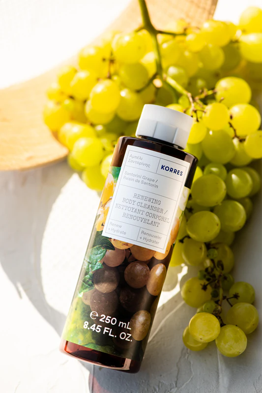 Gel de Banho Revitalizante Uva Santorini da Korres