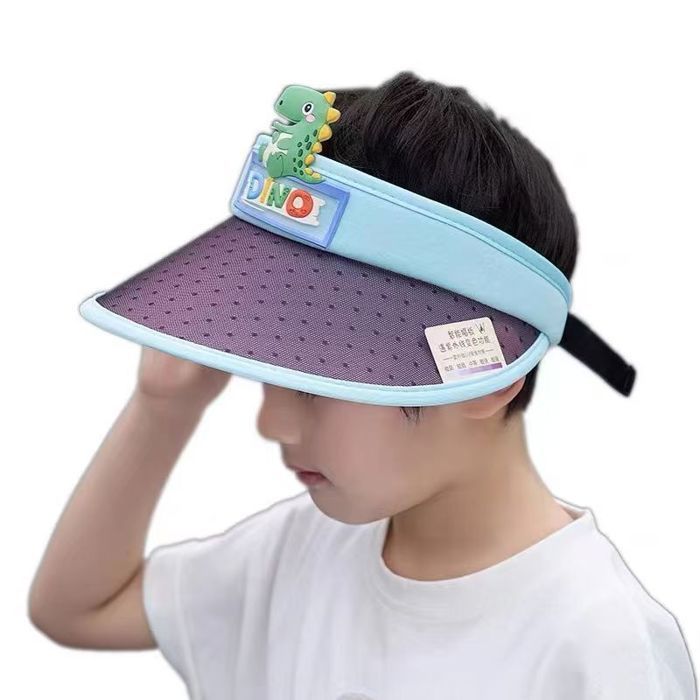 Sombreros de paja para niñas FUNMOON - Conjunto de 2 piezas con viseras florales - Nueva colección