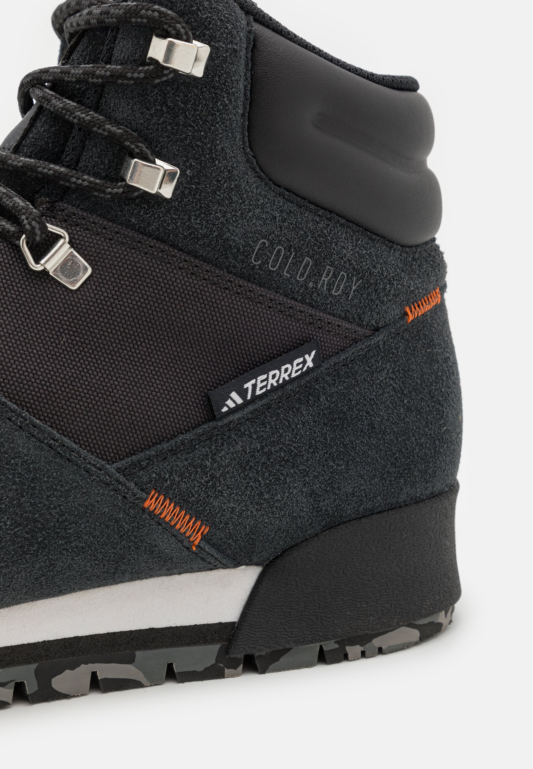 Adidas Terrex SNOWPITCH COLD.RDY HIKING - Wandelschoenen - core black/semi impact orange