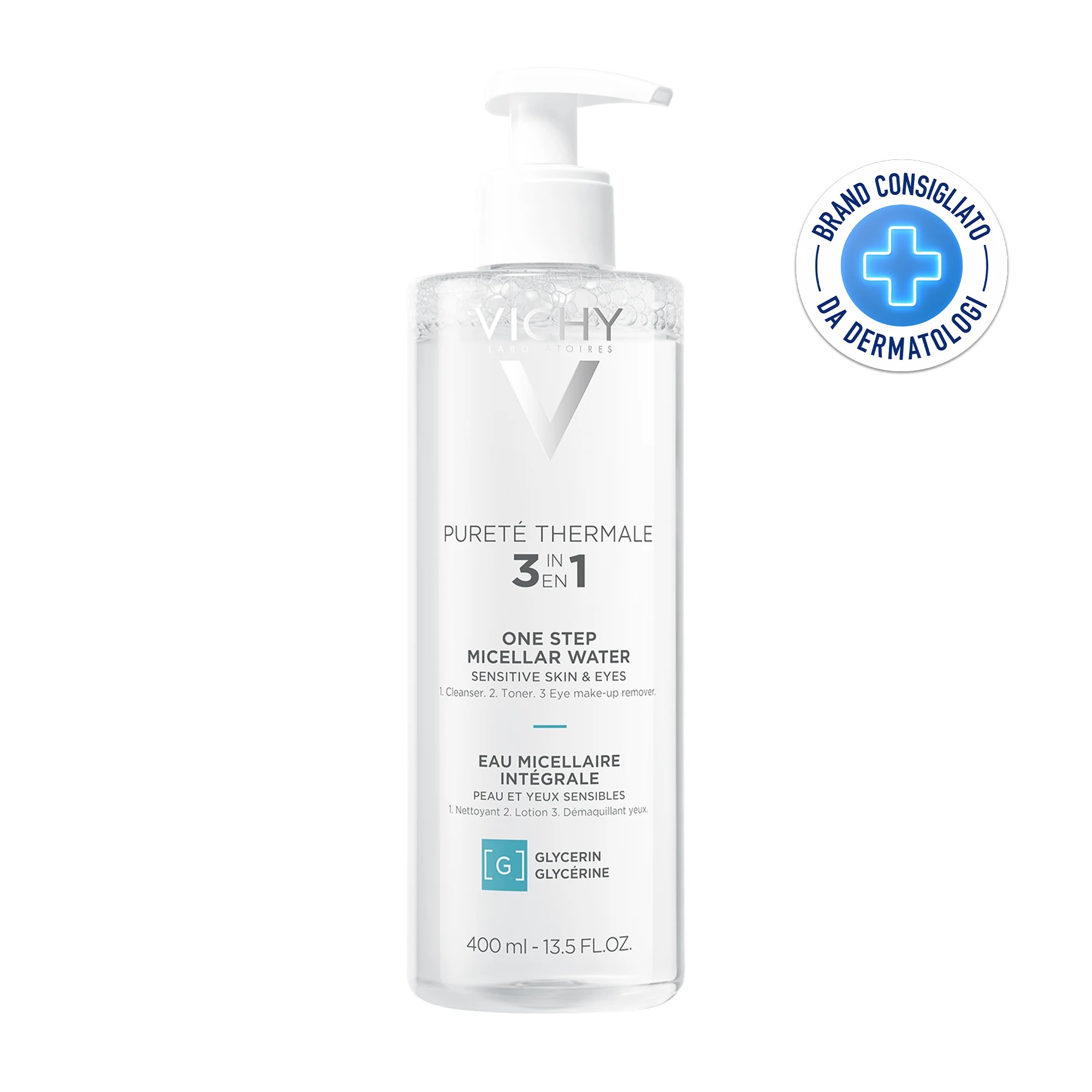VICHY Pureté termiline mineraalne mitsellaarvesi tundlikule nahale 400 ml
