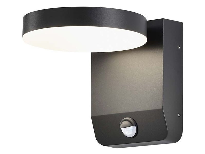 Kinkiet zewnętrzny VT-11020S LED 16 cm 3000K z czujnikiem ruchu czarny