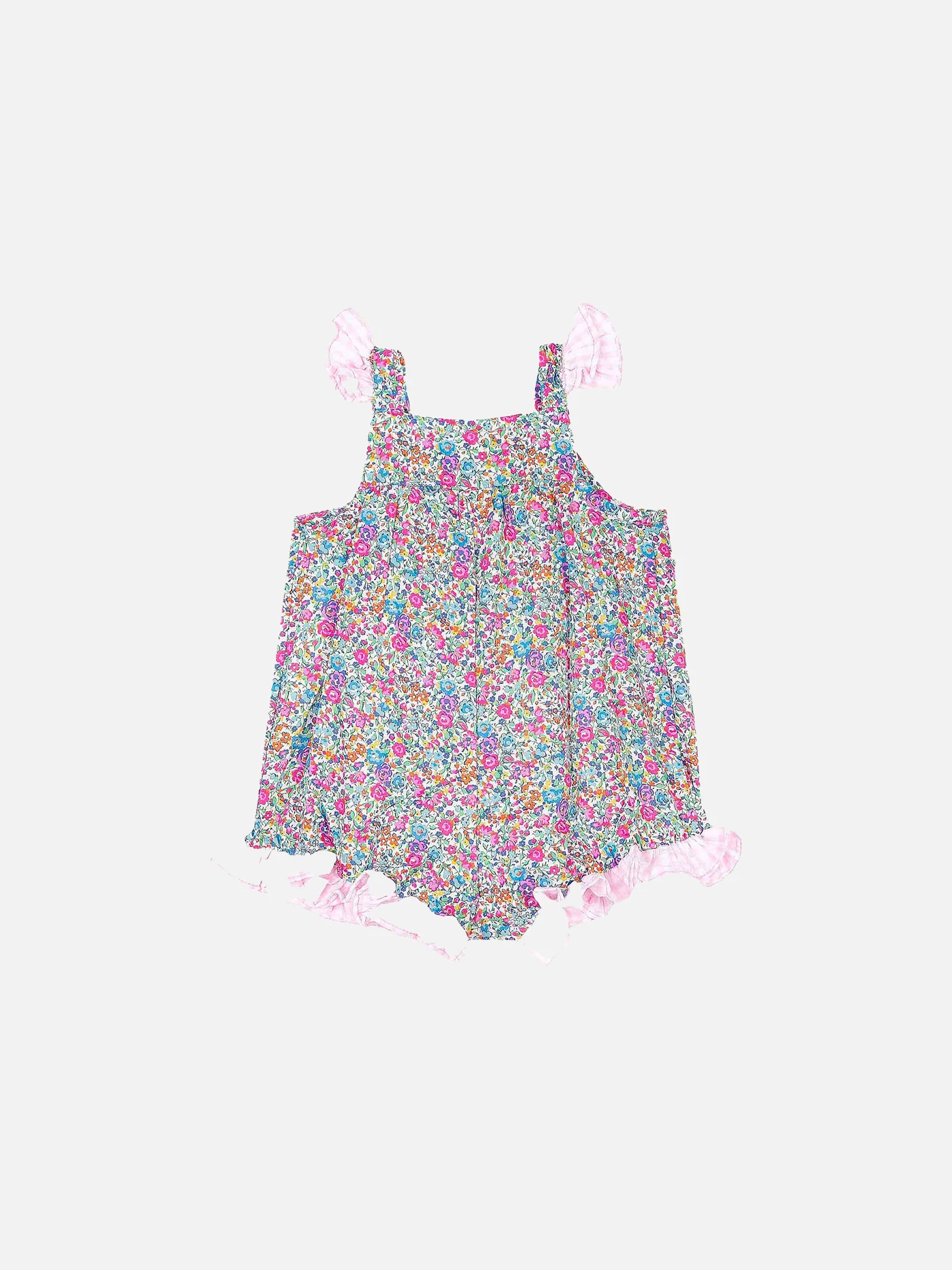 Tutina da neonata in cotone con stampa fiori | EDIZIONE SPECIALE LIBER
