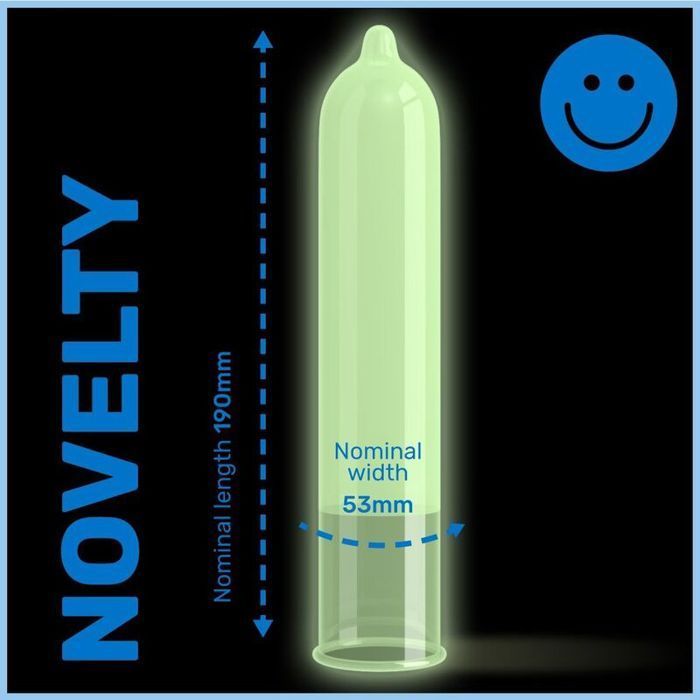 Pasante GLOW - 12 fluoreszierende Kondome