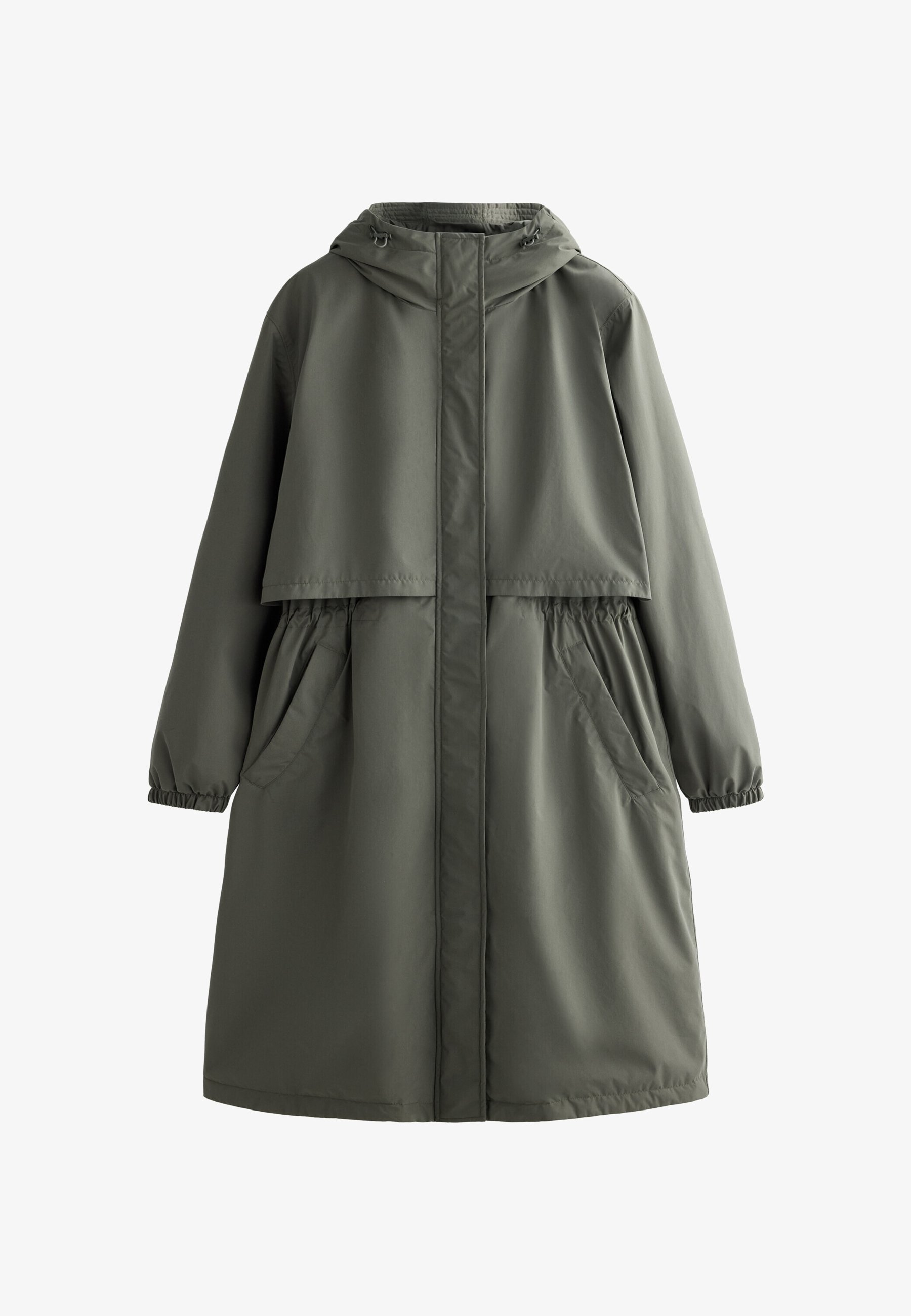OYSHO FELLEX® AEROGEL 10K WATERPROOF LANGE GEVOERDE JAS - Waterdichte jas - donkergroen