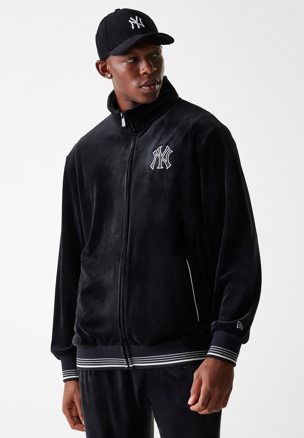 MLB VELOUR TRACK JACKET UNISEX - Tréninková bunda - black