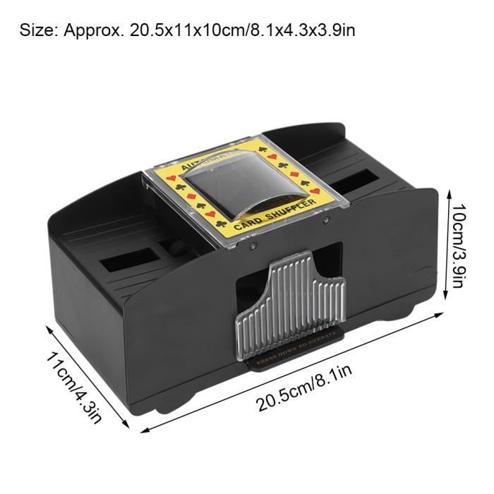 Adult Elderly Electric Automatic 2-Deck Labor-Saving Card Shuffler Tool Accessory SURENHAP