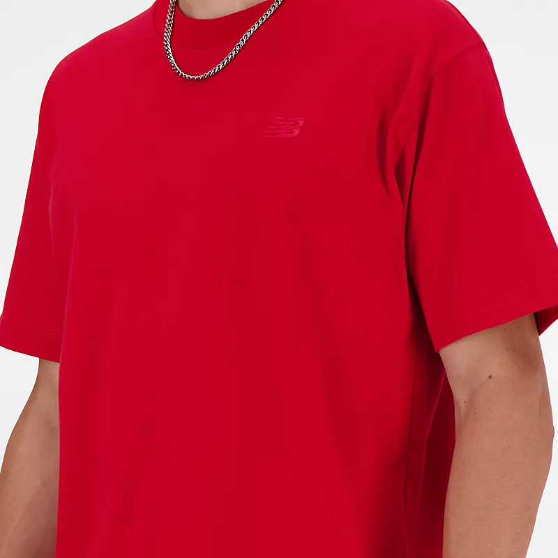 Tricou sport din bumbac pentru bărbați - TEAM RED