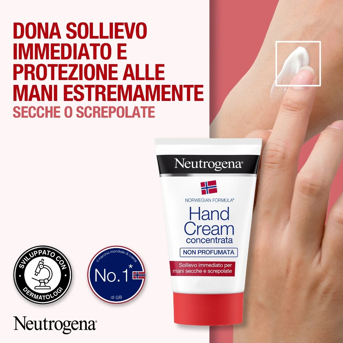 NEUTROGENA Crema de manos hidratante sin perfume Neutrogena 75 ml Hidrata las manos secas durante 24 horas