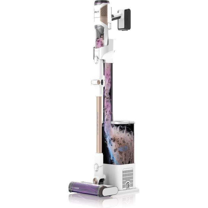 SHARK IW3612EU - Aspiradora de mano inalámbrica - 240 W - Vaciado automático de polvo de 2 L - 4 sensores - 3 modos de succión - Negro/Plata
