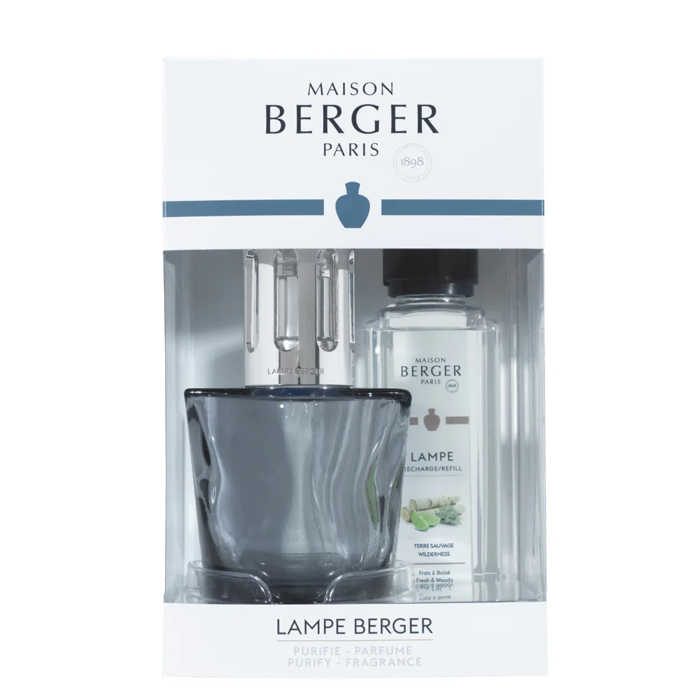 Lampe Coffret Terra Noir - Cofanetto con Lampada, Lampada Catalitica, Profumo per Lampada Catalitica