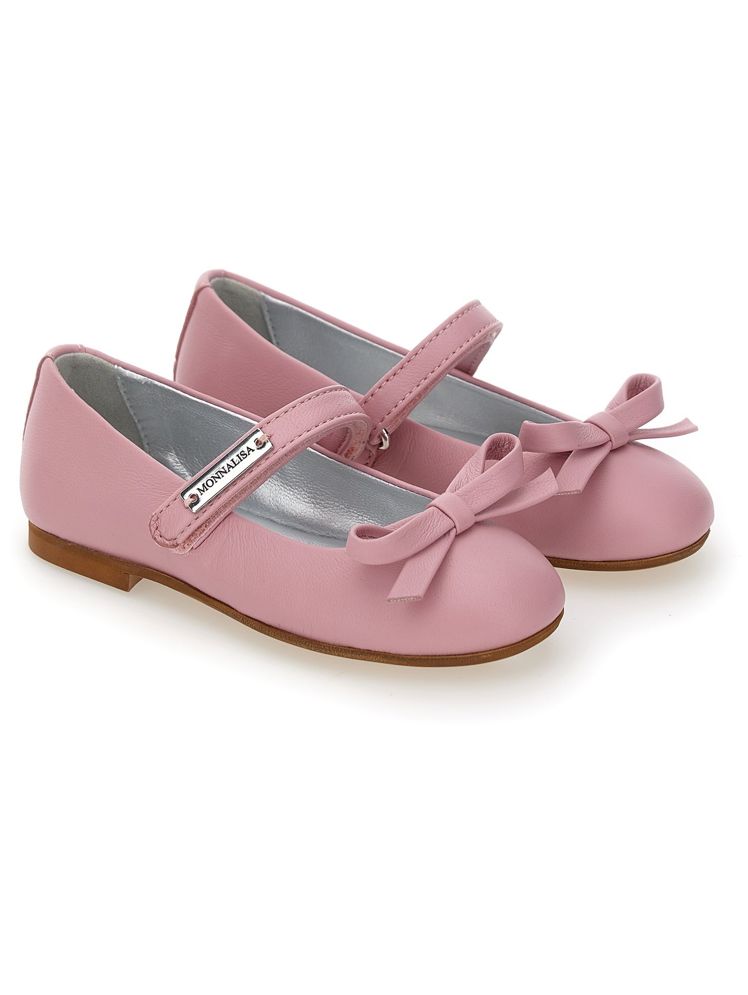 Monnalisa AVEC NŒUD - Ballerines à bride cheville - rose féérique