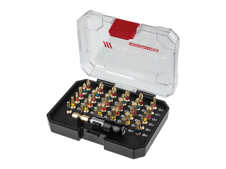 PARKSIDE PERFORMANCE® torsjonsbitsett (smurt) PBSP 2 D4 dobbelt torsjonsbitsett