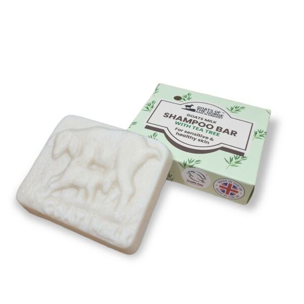 Tuhý šampon s kozím mlékem a čajovníkem Goats of the Gorge 95g
