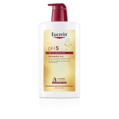 Eucerin Suihkuöljy pH5 Herkälle Iholle 1000 ml 1000 ml