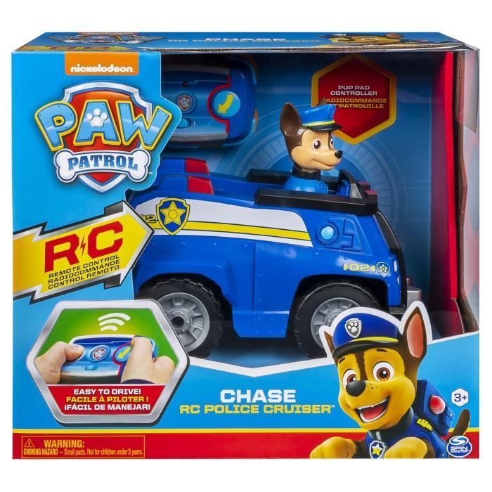 Chase Radio Controlled Vehicle - PAW Patrol - 2.4 GHz Technology - Suitable for Small Hands