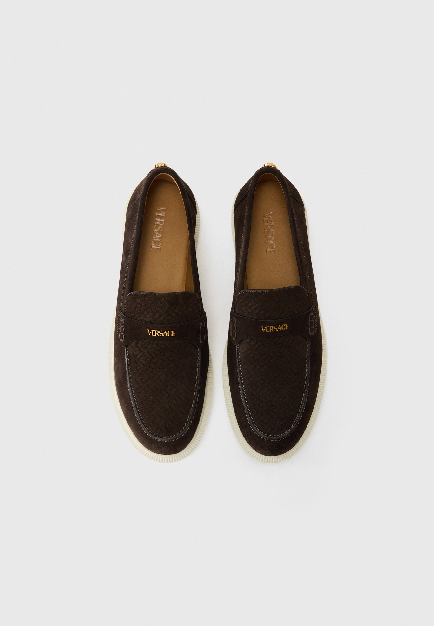Versace mocassins - donkerbruin