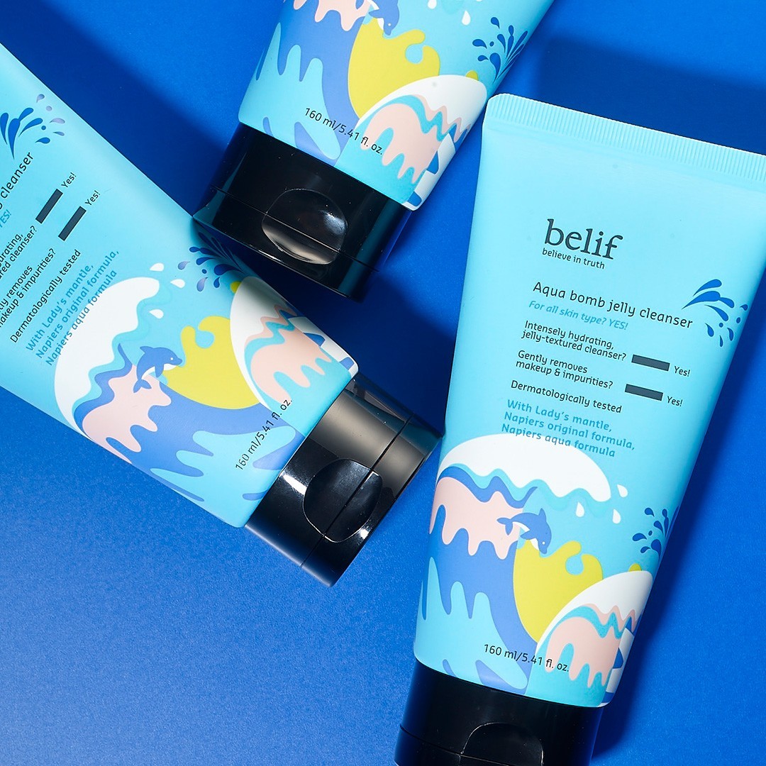belif Aqua bomb jelly cleanser