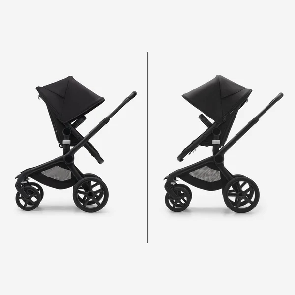 Set cărucior Bugaboo Fox 5 Negru/Negru, Desert Taupe