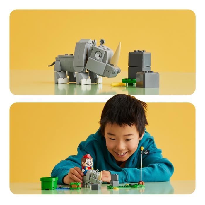 LEGO® Super Mario 71420 Rambi the Rhino Expansion Set, Toy to Combine with a Starter Pack