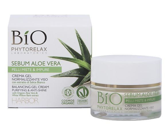 Kremni gel z aloe vero in sebumom Zdravljenje aken