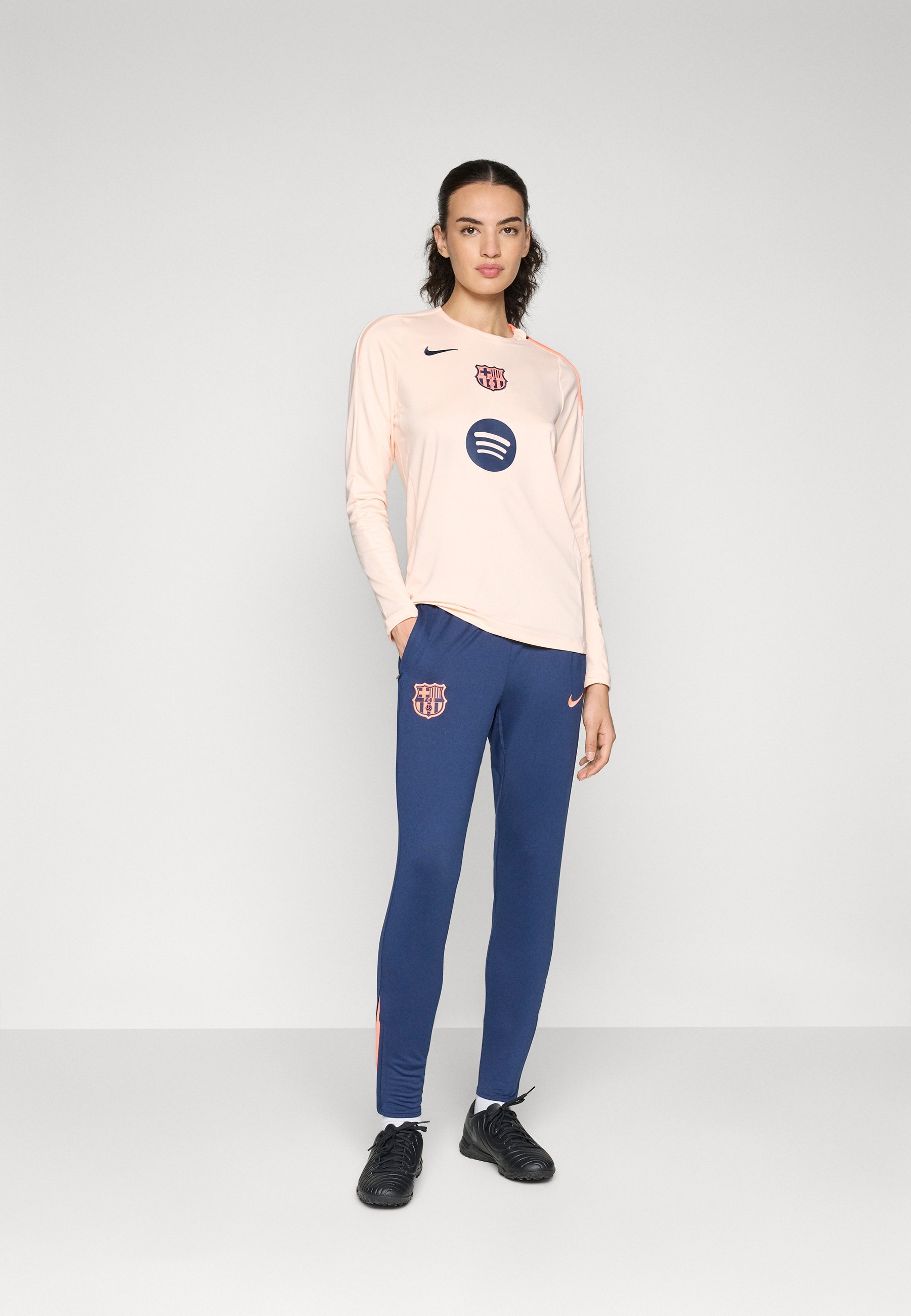 Nike Performance FC BARCELONA STRIKE THIRD PANT - Clubkleding - middernachtblauw/fel mango