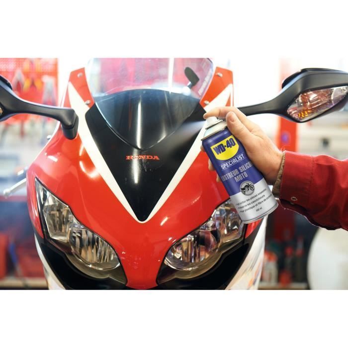 WD-40 - Silikonpoliermittel für Motorräder 400 ml