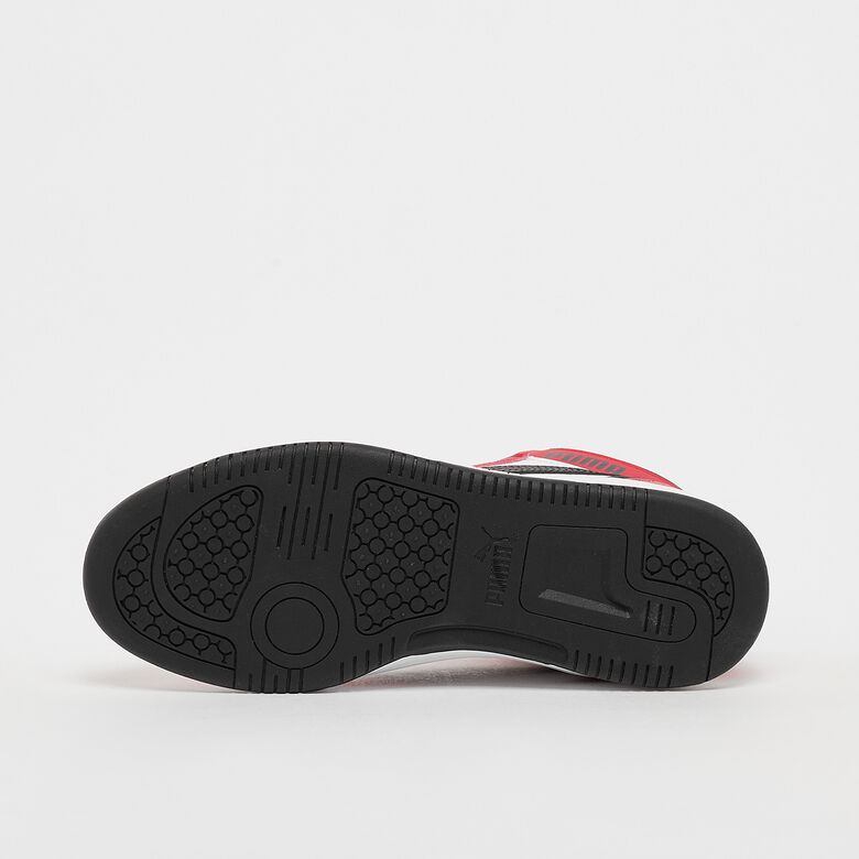 Rebound V6 Mid Jr puma blanco/puma negro/para siempre rojo (GS)