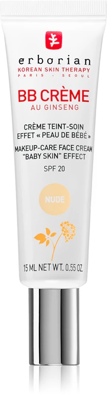„Erborian BB Cream“ tonuotas kremas tobulai odos išvaizdai su SPF 20, maža pakuotė
