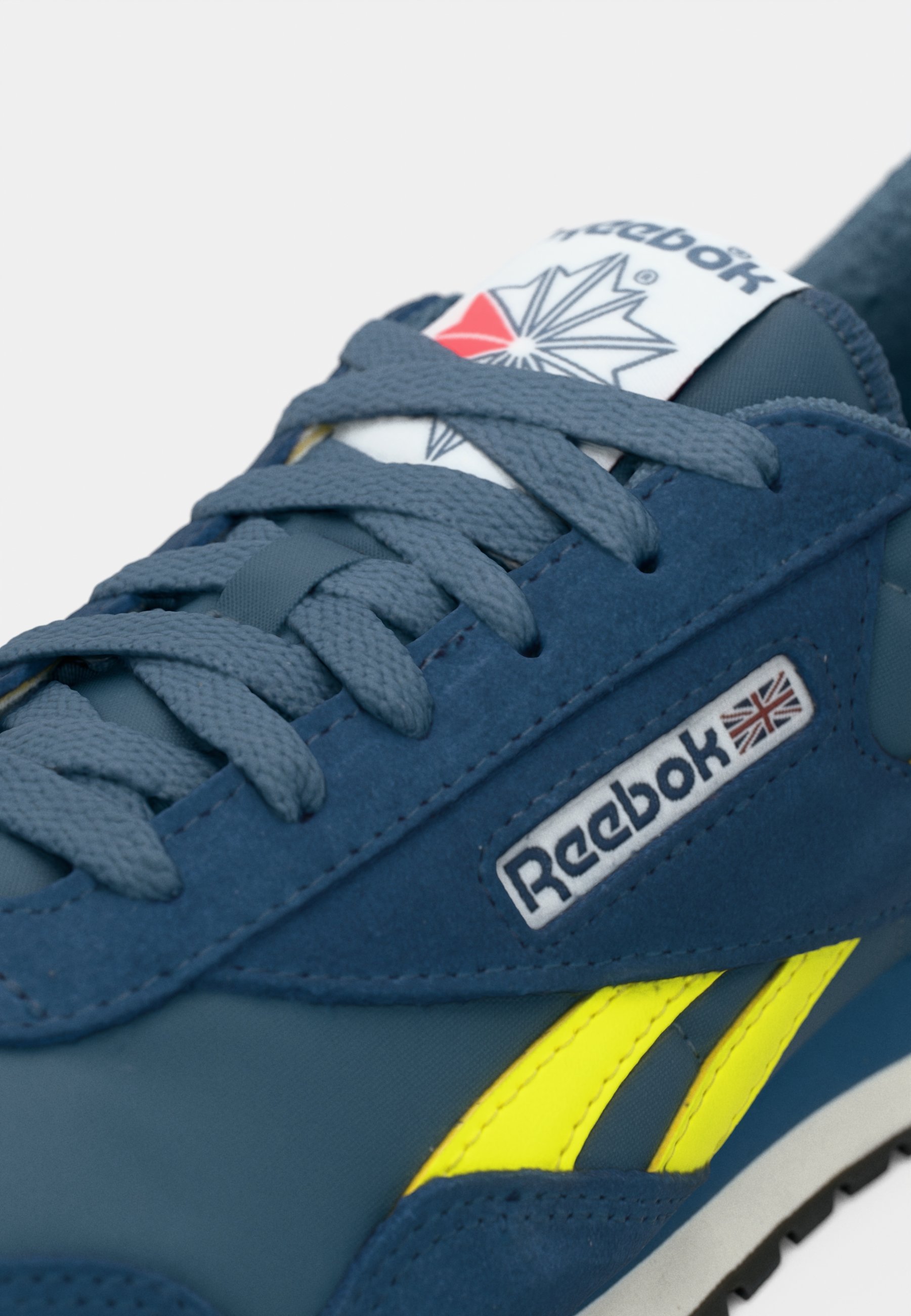 Reebok Classic CLASSIC AZ UNISEX - Scarpe da ginnastica - blu ombra/batik/giallo acido solare