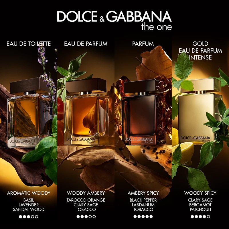 Dolce&Gabbana The One For Men zelta parfimērijas ūdens Intense intensīvais parfimērijas ūdens vīriešiem