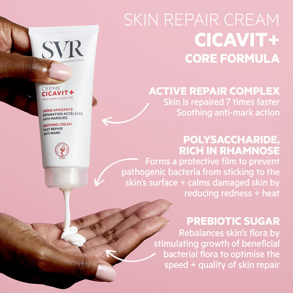 SVR CICAVIT+ Crema per cicatrici, lenitiva e acceleratrice di guarigione 100 ml