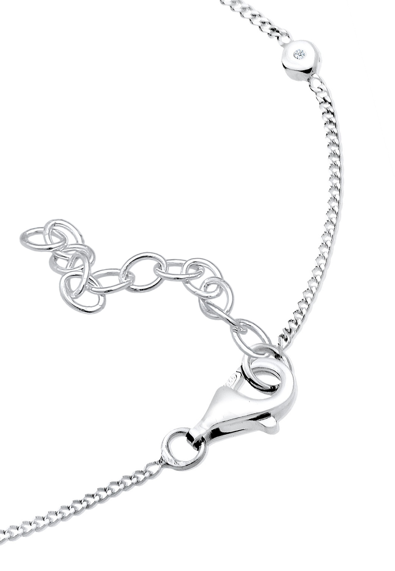 Elli DIAMONDS Elegant Klassisch Diamant (0.025 ct.) 925 Silber