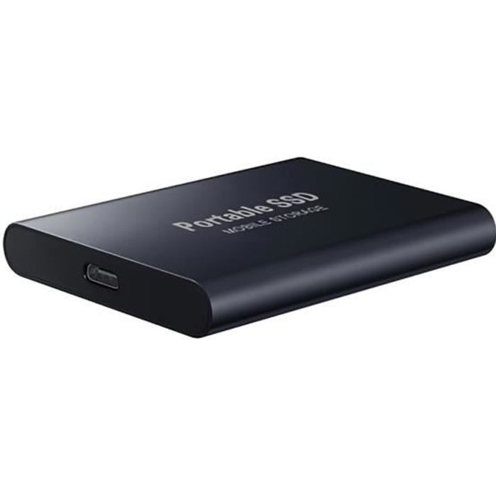 Hochgeschwindigkeits-SSD, tragbar, extern – 500 GB – Schwarz