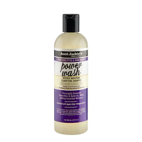 Aunt Jackies Grapeseed Powerwash Schampo 355 ml