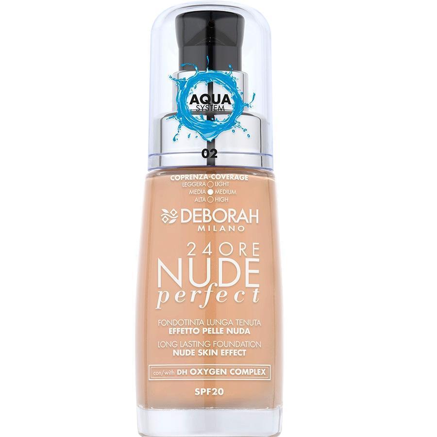 Deborah Milano tonālais krēms 24Ore Nude Perfect - 30 ml