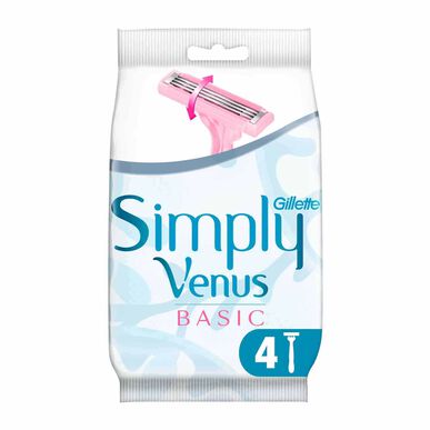 Gillette Lâminas Descartáveis Depilação Simply Venus      4 un 4 un