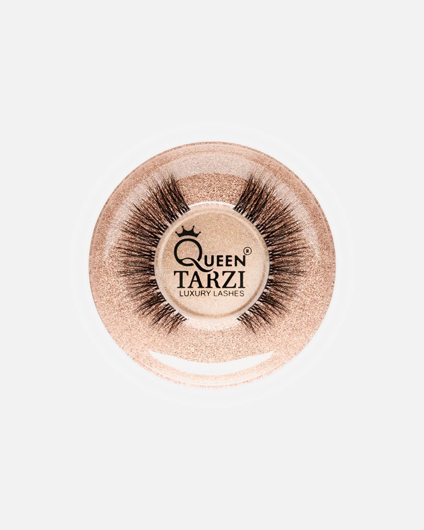 Queen Tarzi mākslīgās skropstas Coco 3D vegāniskās greznības -