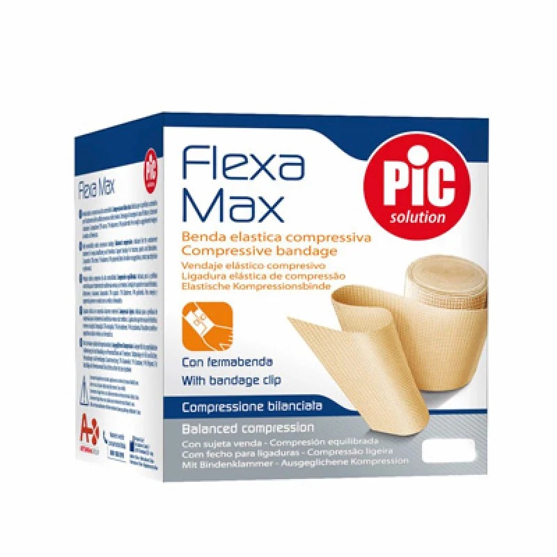 Elastisch verband PIC Pic Flexa Max Zacht dubbelzijdig 6 cm x 4 m