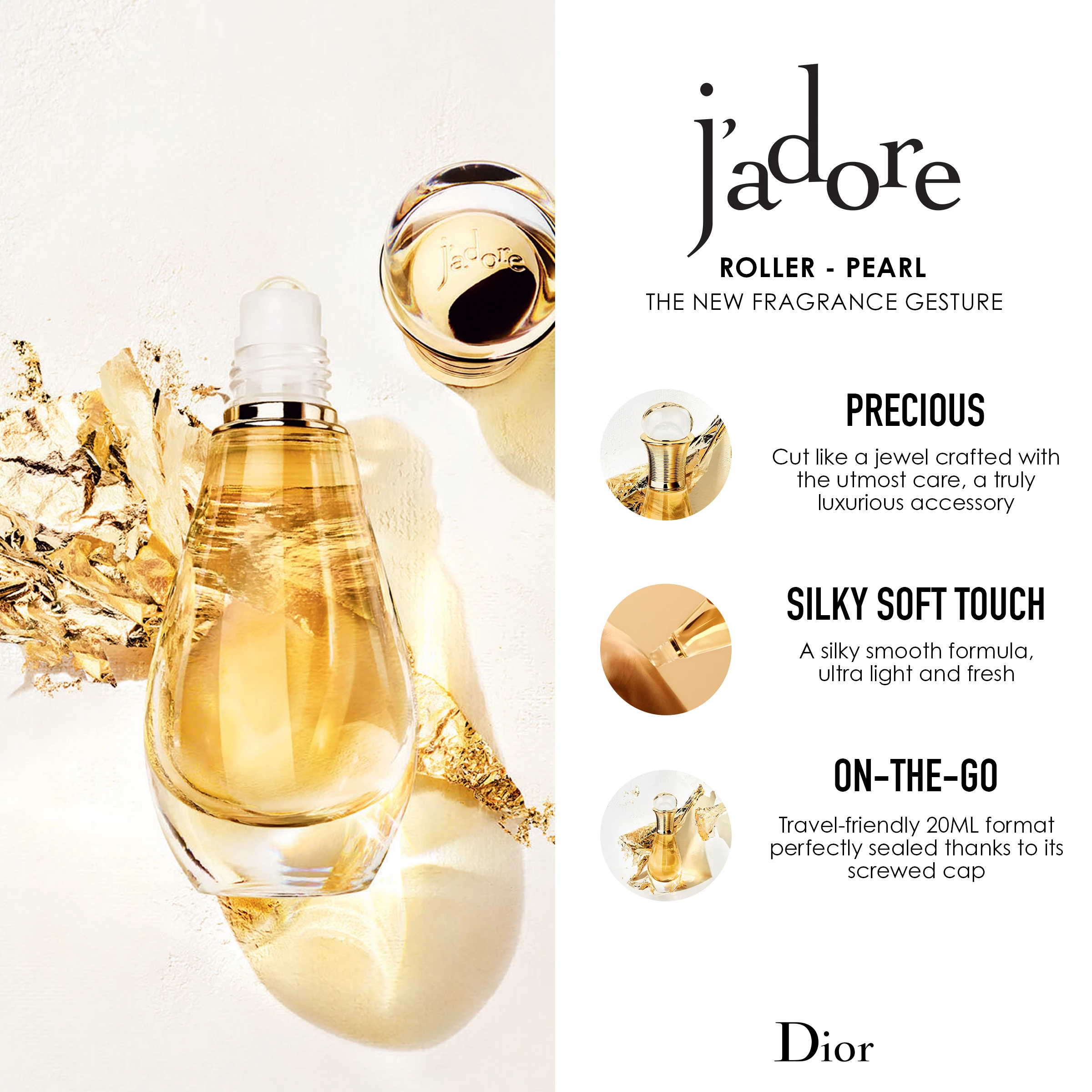 J'adore EdP Roller-Pearl 20 ml - DIOR