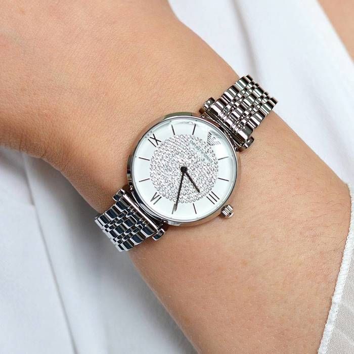 Montre - Emporio Armani - AR1925 - Acier Inoxydable - Cadran Argenté - Analogique