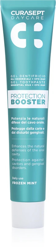 Zobna pasta Curasept Daycare Protection Booster z okusom zamrznjene mete v gelu