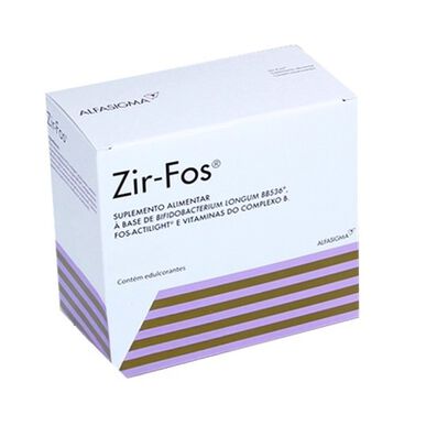 Zir-Fos Bifidobacterium Base Longum -lisäravinnepussit suoliston bakteerikannan tasapainottamiseen, 30 pussia.