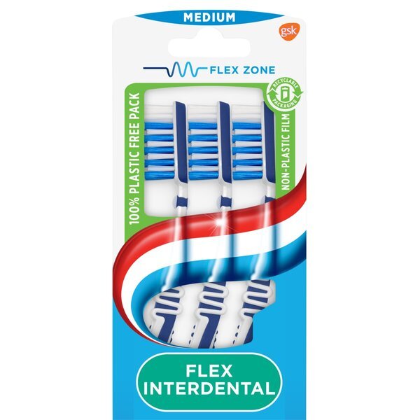Aquafresh Flex Interdental srednje velike četkice za zube<br>3 komada