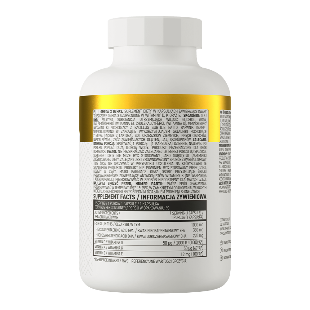 OstroVit Omega 3 D3+K2