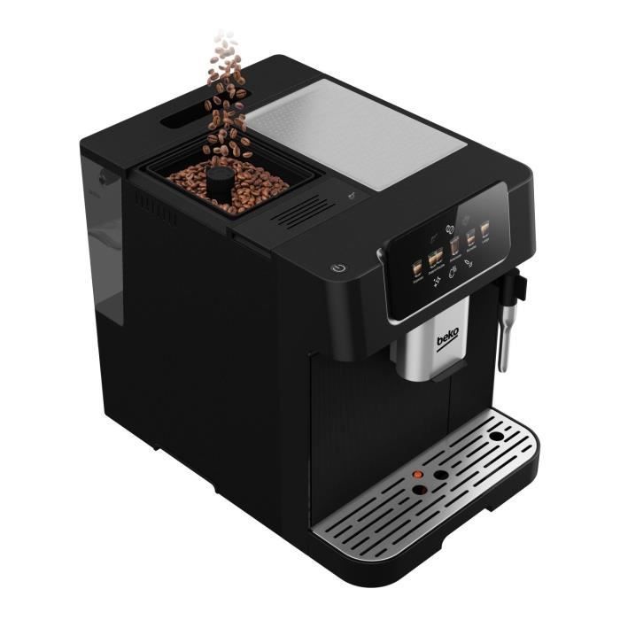 Macchina da caffè con macinacaffè - BEKO - CEG7302B - 1350 W - 19 bar - Nero
