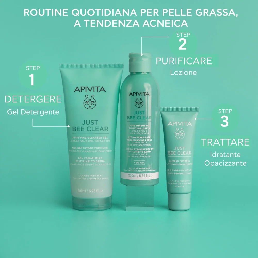 APIVITA Apivita Just Bee Clear Cleans 200 ml Gel de limpeza