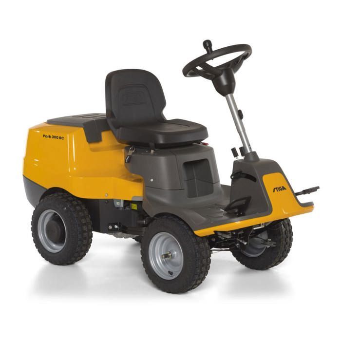 STIGA STIGA PARK 300 RC TAGLIAERBA ANTERIORE, 432 CC, 95 CM – STERZO ARTICOLATO, TRASMISSIONE IDROSTATICA – PRATO