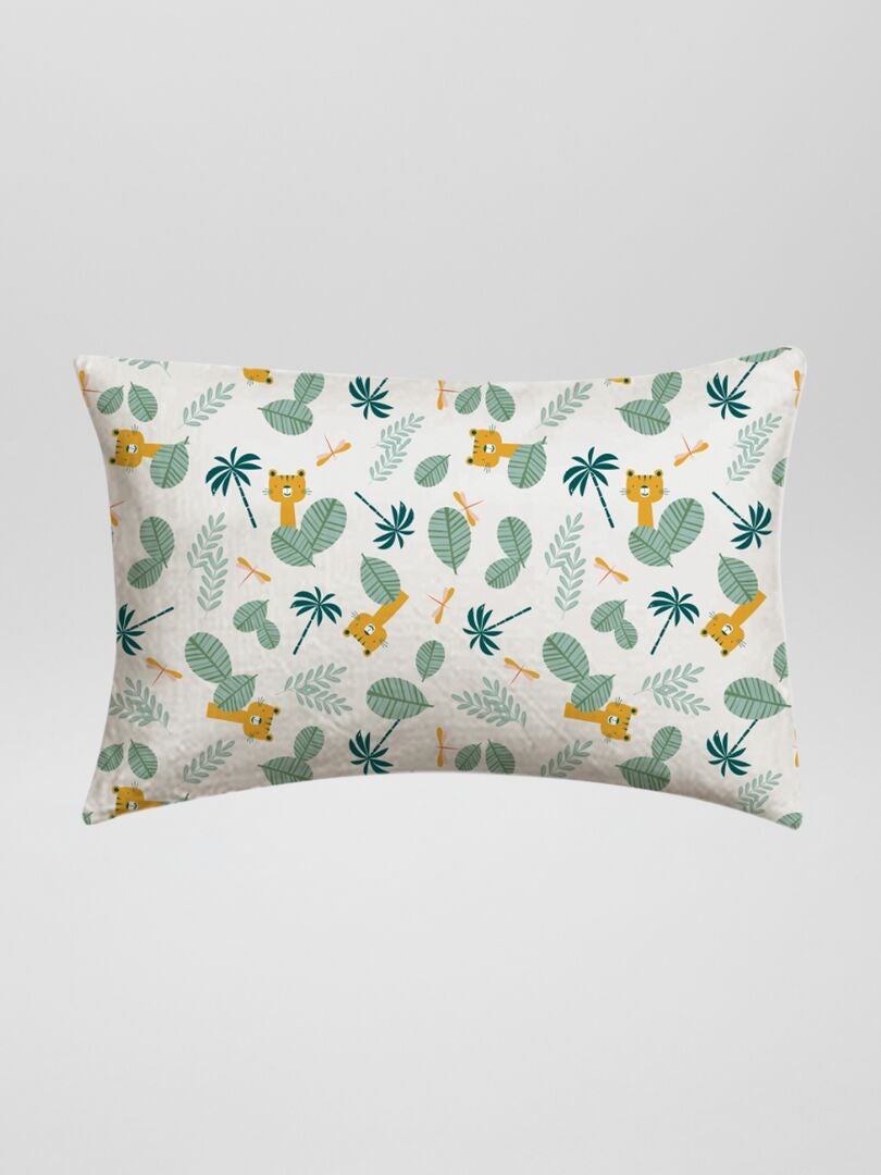 Kussen met 'Jungle'-print op de voorkant - veelkleurig